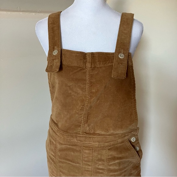 Patagonia Tan Stand Up Cropped Corduroy Overalls size 4 - Picture 4 of 10
